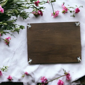Botanical Flower Press Kit: Plywood Herbarium, Scrapbook Art
