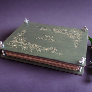 Pressed Flower Kit: Herbarium Art, Botanical Press, Nature Craft