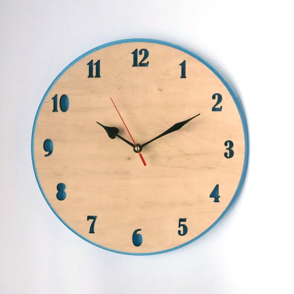 De klok van de muur van kunst, wand klok, houten Wandklok, grote Wandklok