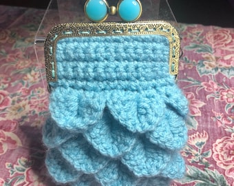 Crochet coin purse