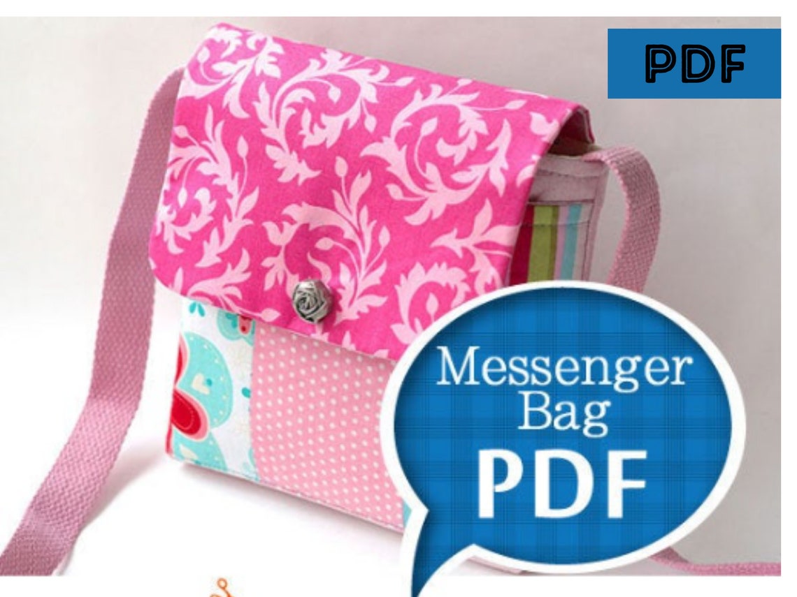 Messenger Bag Sewing Pattern Pdf Sewing Pattern Pdf sewing Etsy