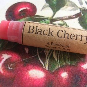 Black Cherry Natural Lip Balm image 2