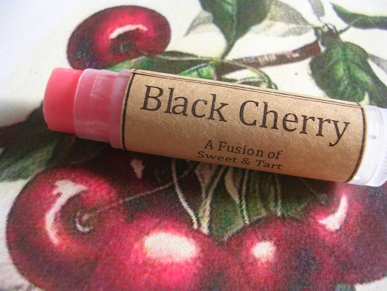 Black Cherry Natural Lip Balm image 2