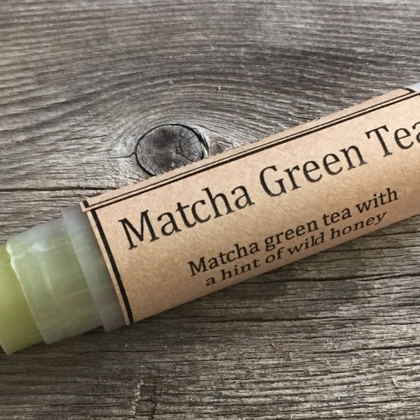 Matcha Green Tea Natural Lip Balm