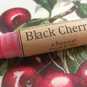 Black Cherry Natural Lip Balm image 1
