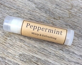 Peppermint  Natural Lip Balm