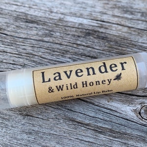 lavender Honey Natural Lip Balm