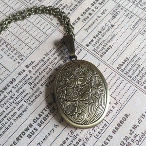 Vintage Style Locket Filled With Solid Perfume - Etsy