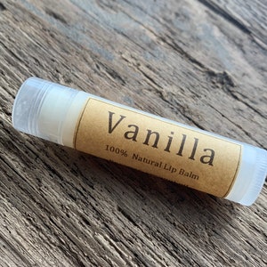 Vanilla Natural Lip Balm image 3