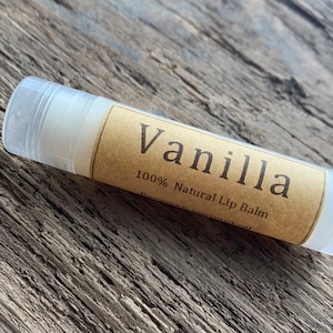 Vanilla Natural Lip Balm image 1