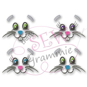 Bunny Faces 4x4 ONLY