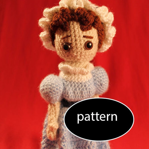 Pattern for Jane Austen Amigurumi