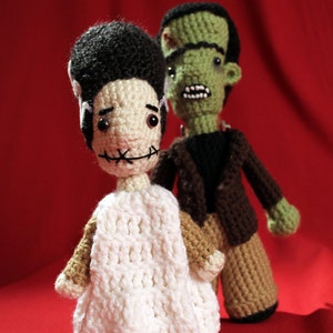 Pattern for Frankenstein and Bride of Frankenstein Amis image 1