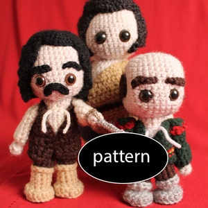 Muster für Drei verlorene Zirkusartisten Amigurumi