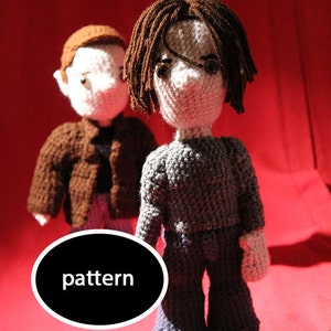 Pattern for Sam from Supernatural - 1 Full Size Amigurumi