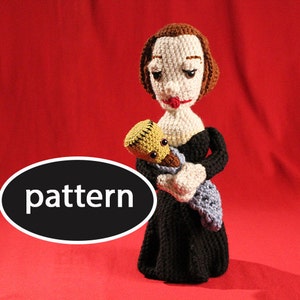 Pattern for Mary Shelley Ami with Frankenstein Baby