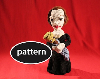 Pattern for Mary Shelley Ami with Frankenstein Baby
