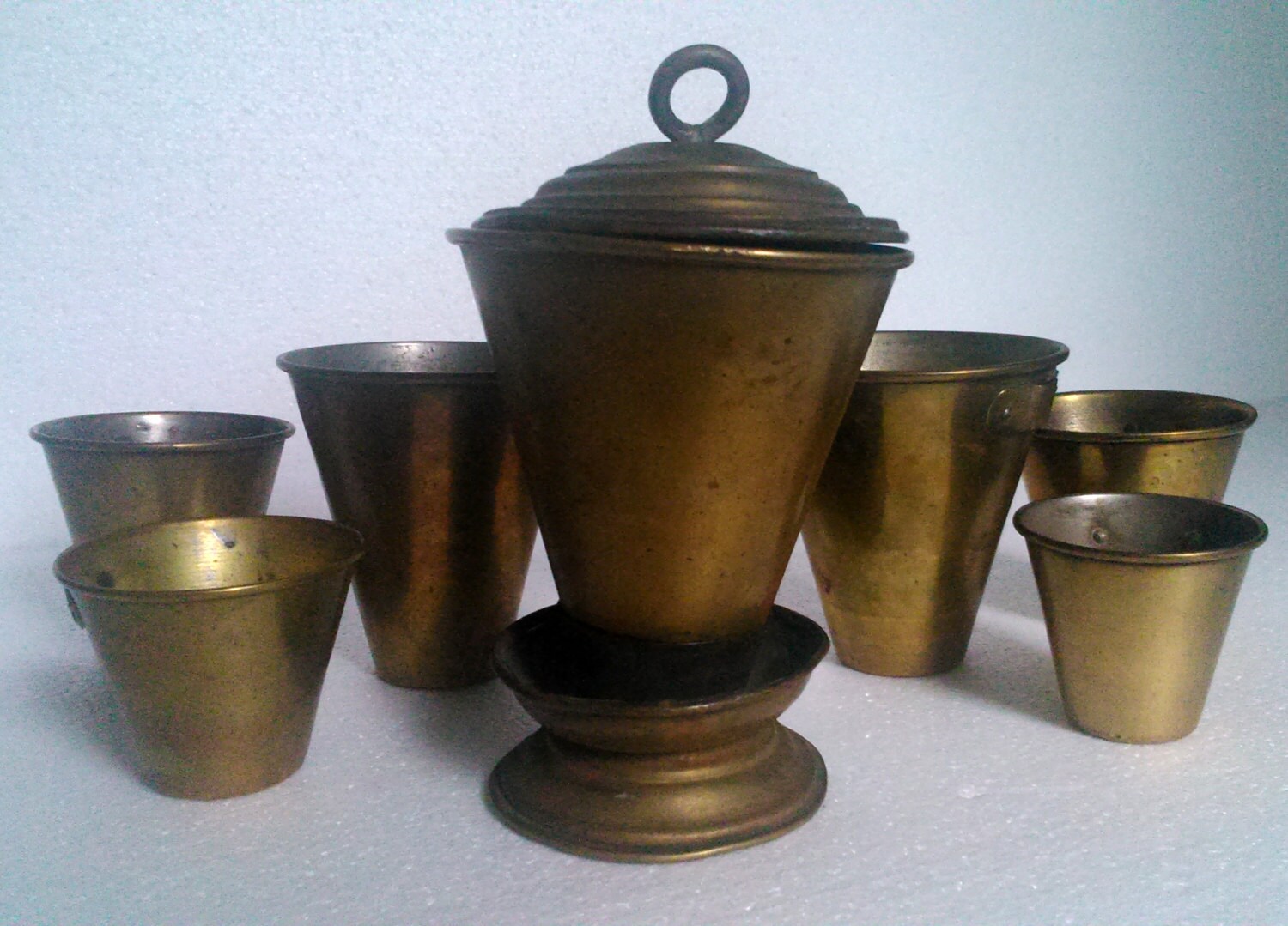 Antique WW1 Romanian Brass Military Army Canteen Cups Burner Etsy