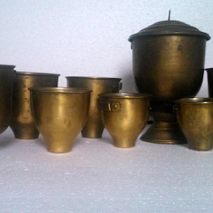 antique WW1 Romanian military army canteen cups burner field gear militaria camp field gear militaria set surplus equipment world war 1