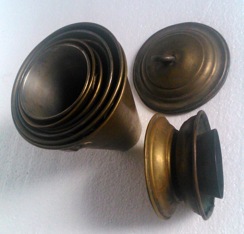 Antique WW1 Romanian Brass Military Army Canteen Cups Burner Etsy