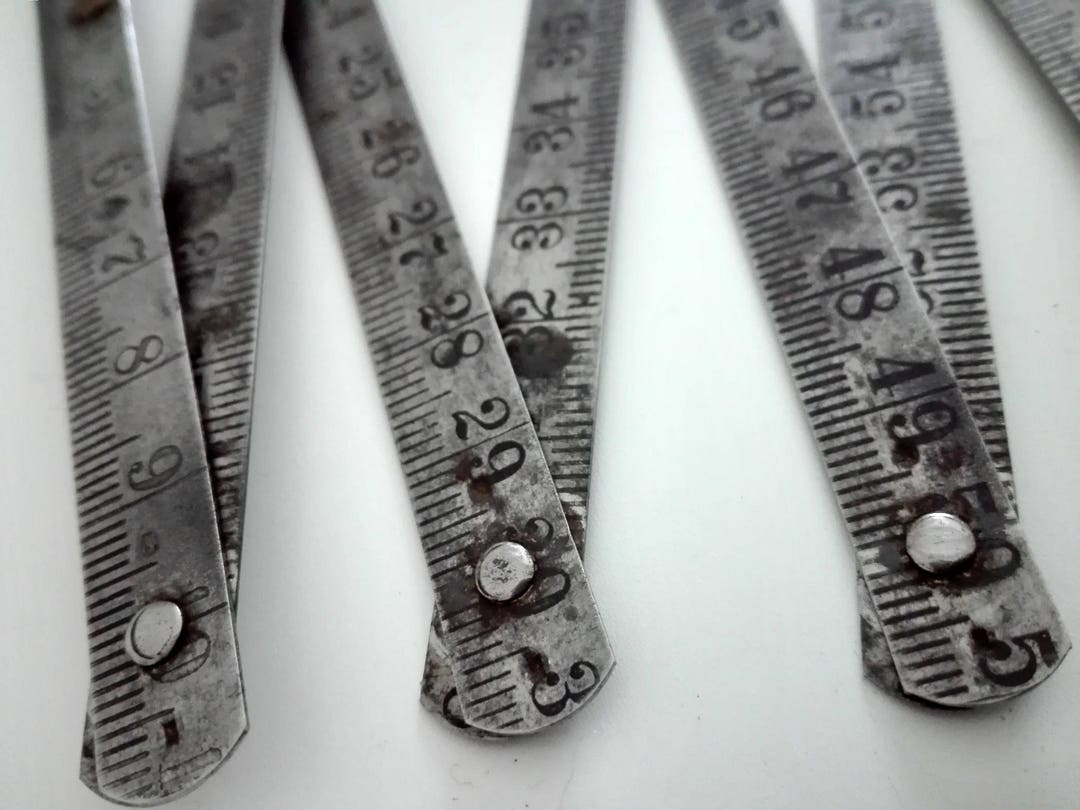 Measure Ruler Extension Vintage extension metal ruler 100 centimeters geometry measuring ...