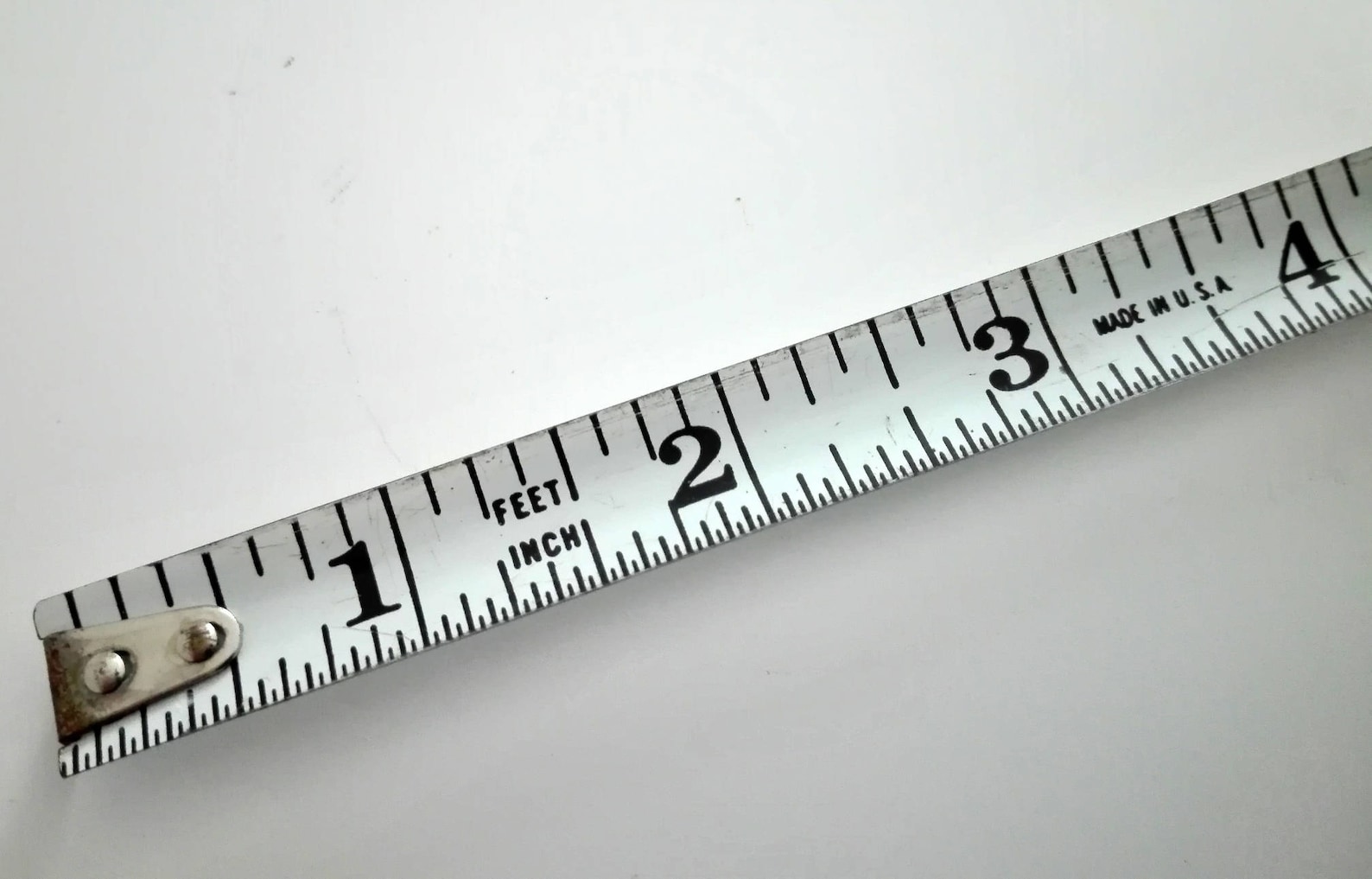 Vintage American Inside Tape Measure, Retractable 8 Feet Ruler, USA