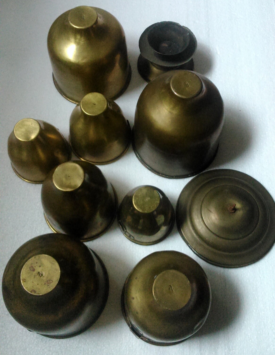 Antique WW1 Romanian Military Army Canteen Cups Burner Field Gear Militaria Camp Field Gear