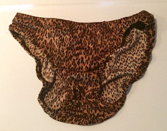 Brown Black Gold Sparkle Leopard design mens bikini brief | Etsy