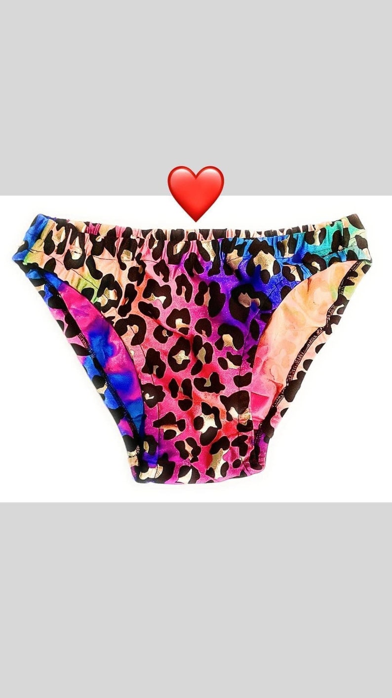 Multicolor Leopard Spandex Mens Bikini Brief Underwear. Etsy