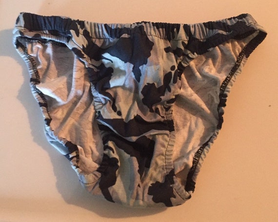 Blue Camo Mens Bikini Brief Underwear -  Canada