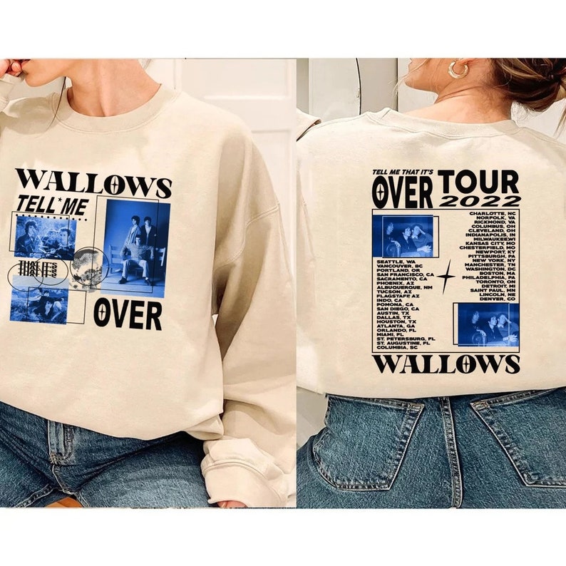 Wallows Tell Me That Its Over 2022 Tour Shirt Etsy Wallows Tell Me That Its Over 2022 Tour Shirt Etsy