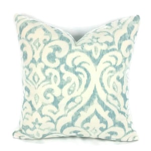 17&quot; x 17&quot; Cowtan and Tout Taj in the color Aqua Pillow Cover
