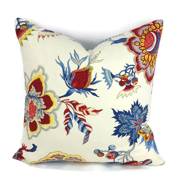 Iman Home Samoan Plantation Printed Iman Cotton Feather Throw Pillow