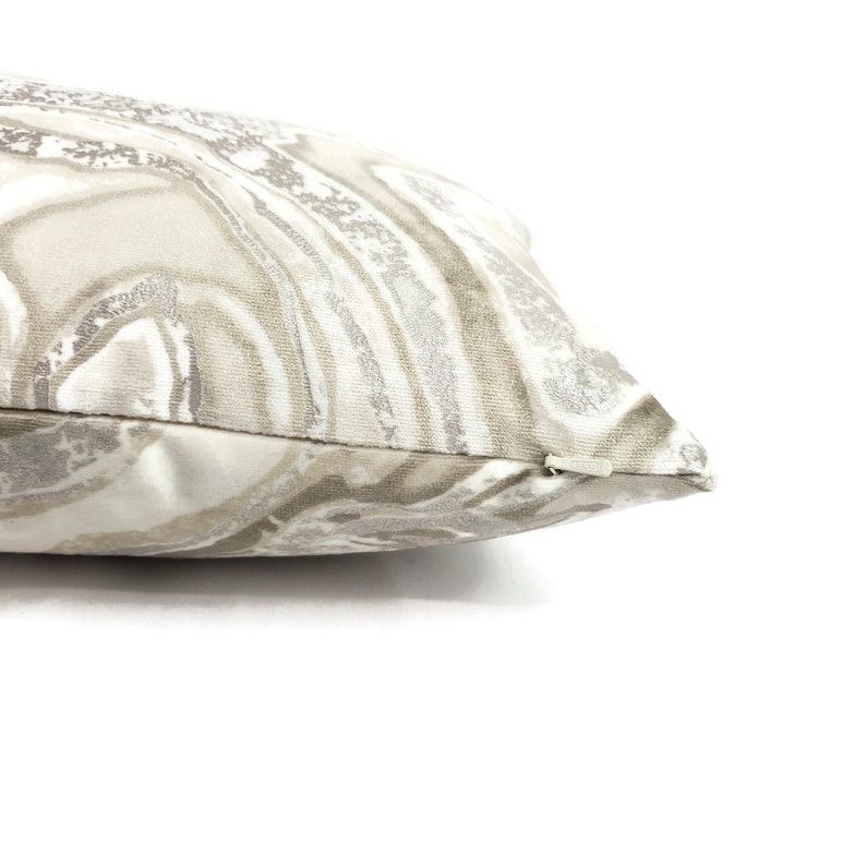 Holly Hunt Marbled Terrazzo Lumbar Pillow Cover - Thumbnail 3