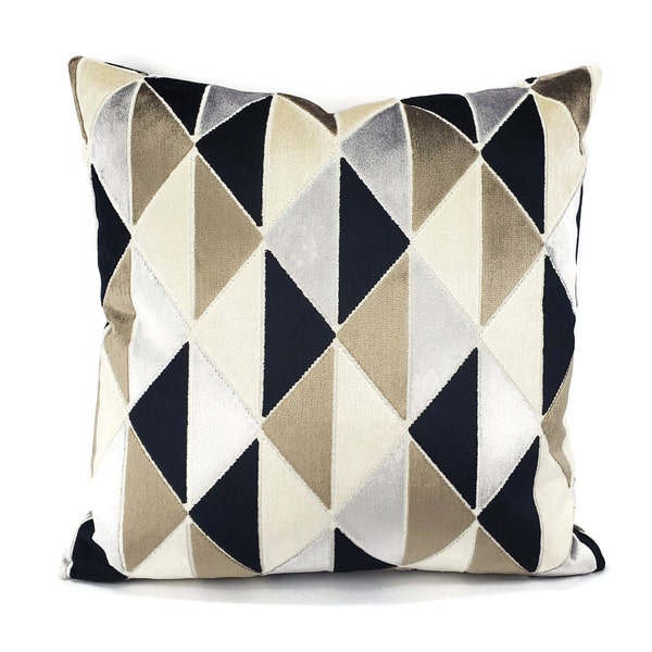 Grey Brown Pillow Etsy