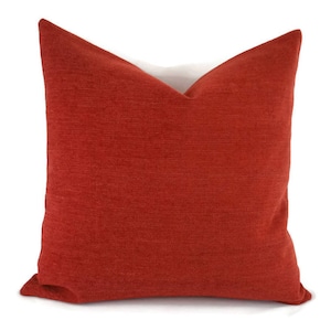 Red suede pillows sale