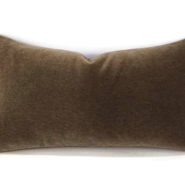 Brown Lumbar Pillow Etsy