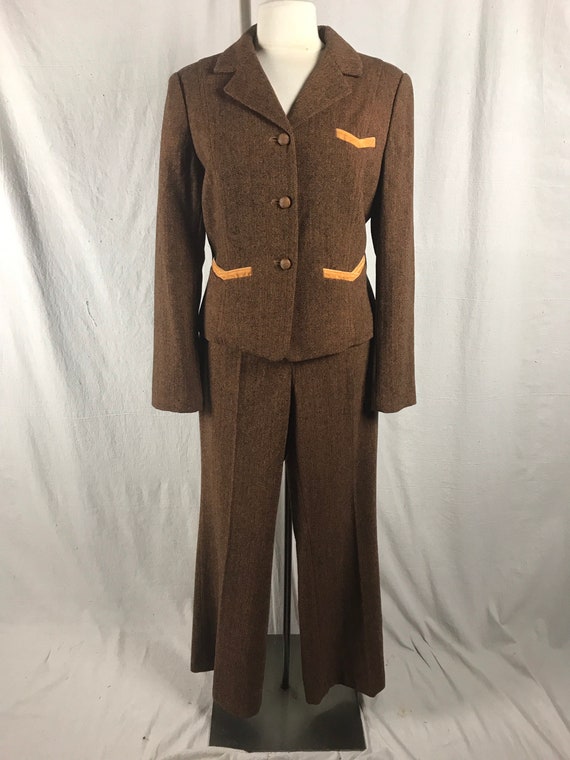 80s trouser suit