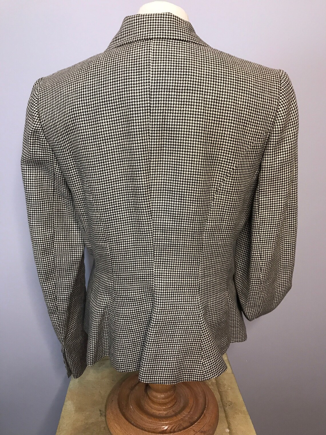 Vintage Ralph Lauren Houndstooth Jacket Sz 10 | Etsy