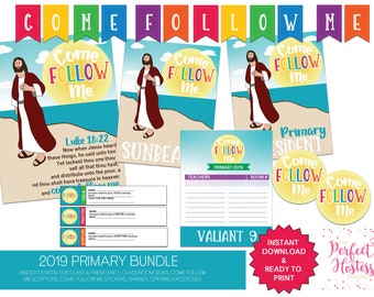 Come Follow Me 2019 Primary Bundle, LDS Primary, Primary Binder classroom, Primary Presidency