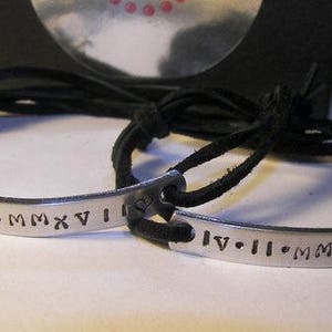 personalized long bar coordinates bracelet for couples ,  message and date bracelet for him,  custom personalized hand stamped jewelry