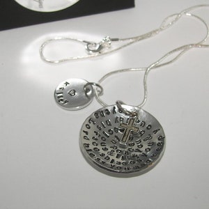 Sterling silver Numbers 6:24-26 May the Lord bless you and keep you, custom Hand stamped jewelry, personalized jewelry, inspirational quote