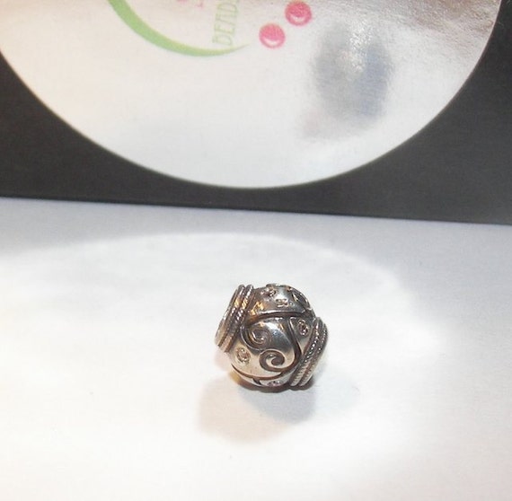 Cute Ghost Charm Bead Spacer For European Snake Chain Bracelets - Fits Pandora, Chamilia, Troll & More