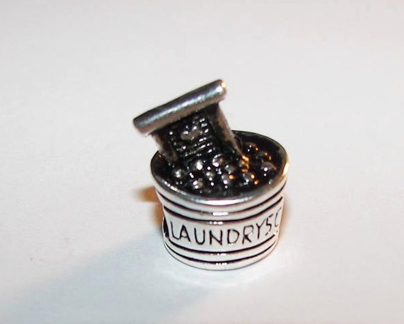 charms for European charm bracelets charms for snake chain bracelet 925 sterling silver laundry wash charm
