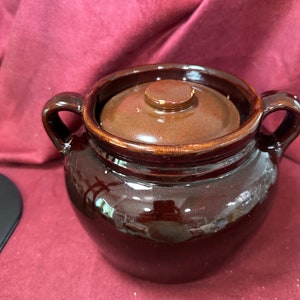 Antique small crock wax sealer (Jef) Antique small crock wax sealer (Jef)