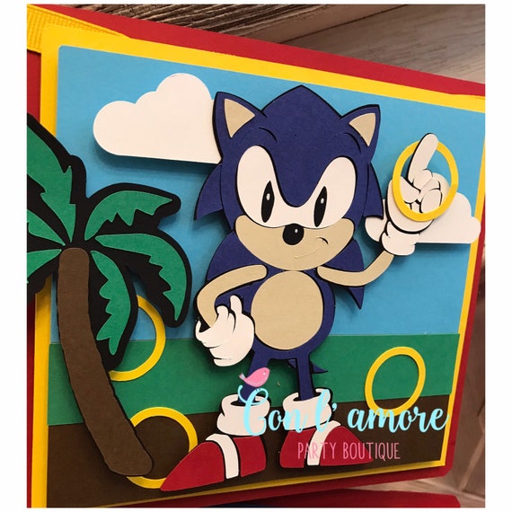 Sonic the hedgehog birthday banner Il_570xn