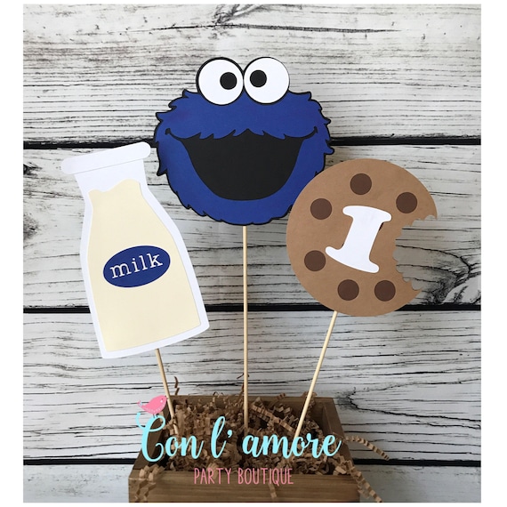 Sesame Street Cookie Monster Birthday Party Decoration Etsy