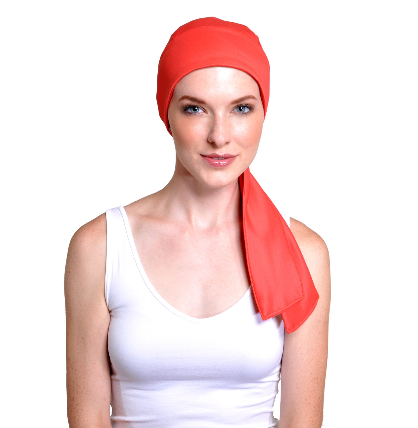 Cute Chemo Wrap Alopecia Head Scarf Soft Stretchy Polyester Etsy