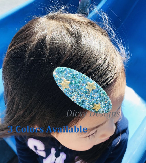 Sparkle Hair Clips Toddler Barrettes Hair Clips For Girls Etsy