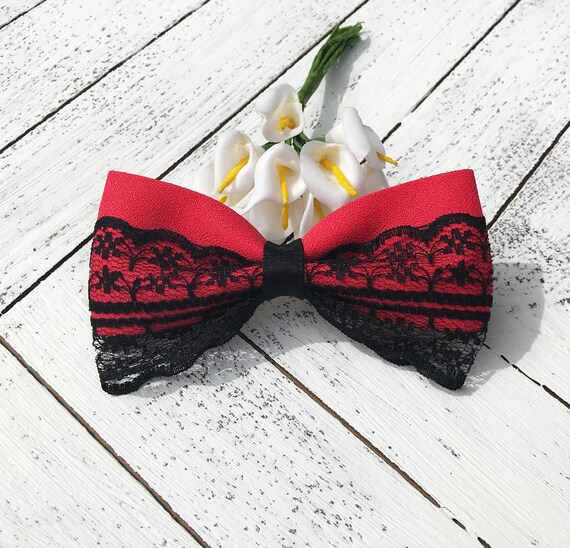 Download Red Hair Bow Hair Bows For Women Adult Hair Bows Hair Bows Etsy